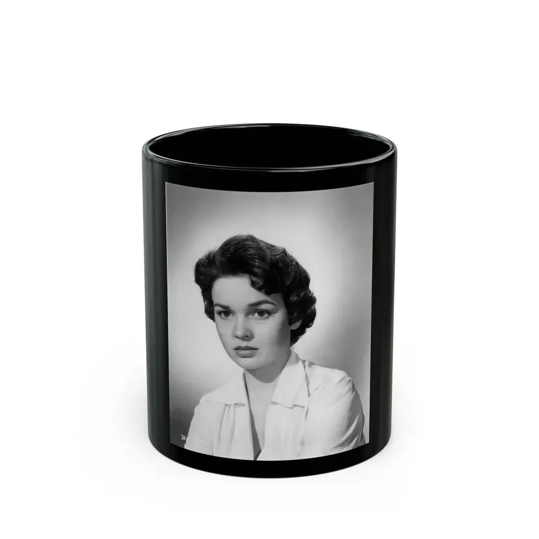 Kathryn Grant #107 (Vintage Female Icon) Black Coffee Mug 11oz - Go Mug Yourself