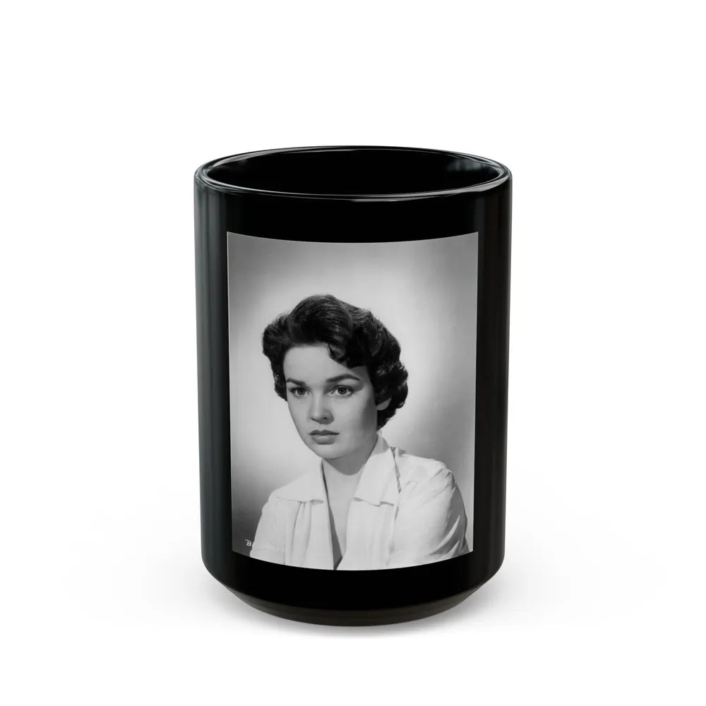 Kathryn Grant #107 (Vintage Female Icon) Black Coffee Mug-15oz-Go Mug Yourself