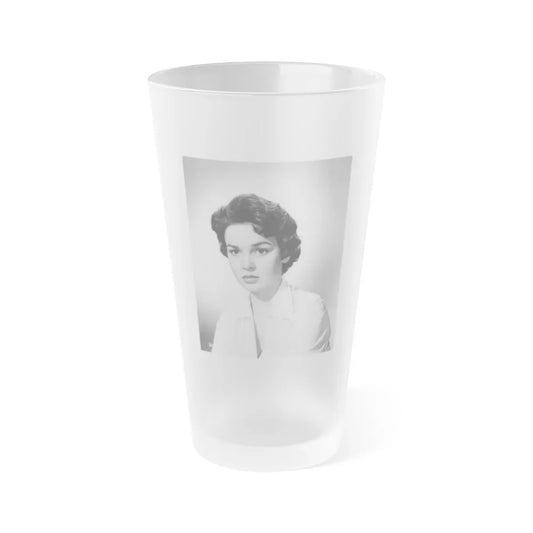 Kathryn Grant #107 (Vintage Female Icon) Frosted Pint Glass 16oz-16oz-Frosted-Go Mug Yourself