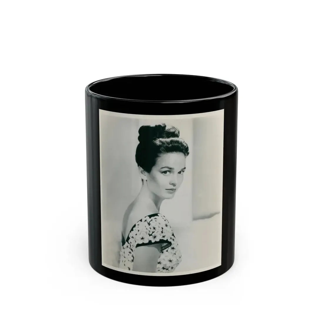 Kathryn Grant #108 (Vintage Female Icon) Black Coffee Mug 11oz - Go Mug Yourself