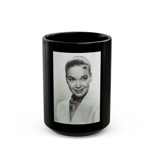 Kathryn Grant #110 (Vintage Female Icon) Black Coffee Mug-15oz-Go Mug Yourself