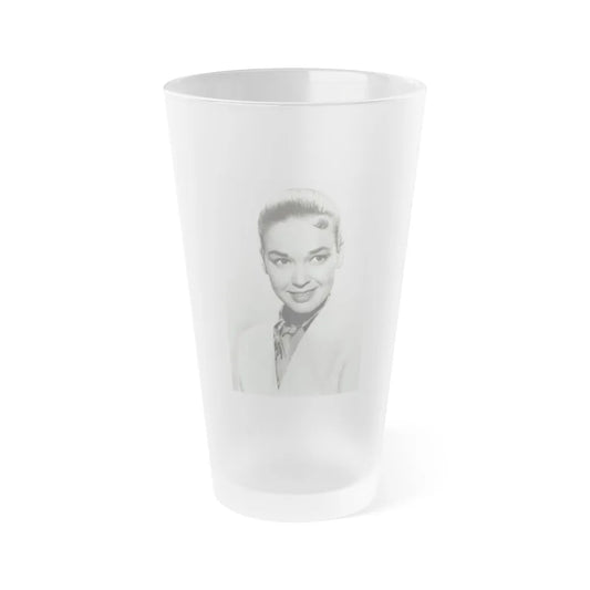 Kathryn Grant #110 (Vintage Female Icon) Frosted Pint Glass 16oz-16oz-Frosted-Go Mug Yourself