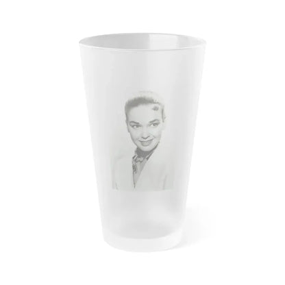 Kathryn Grant #110 (Vintage Female Icon) Frosted Pint Glass 16oz 16oz Frosted - Go Mug Yourself