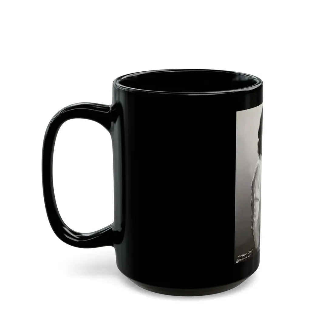 Kathryn Grant #111 (Vintage Female Icon) Black Coffee Mug - Go Mug Yourself