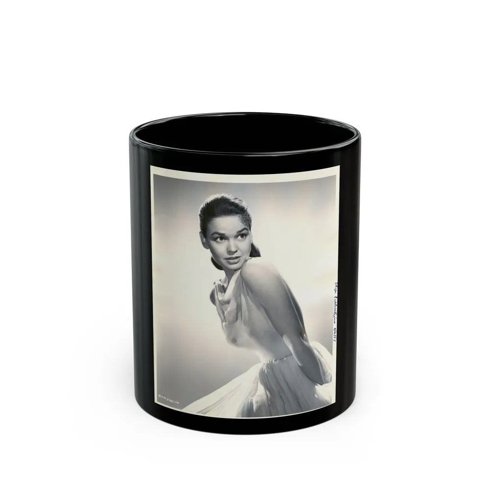 Kathryn Grant #115 (Vintage Female Icon) Black Coffee Mug-11oz-Go Mug Yourself