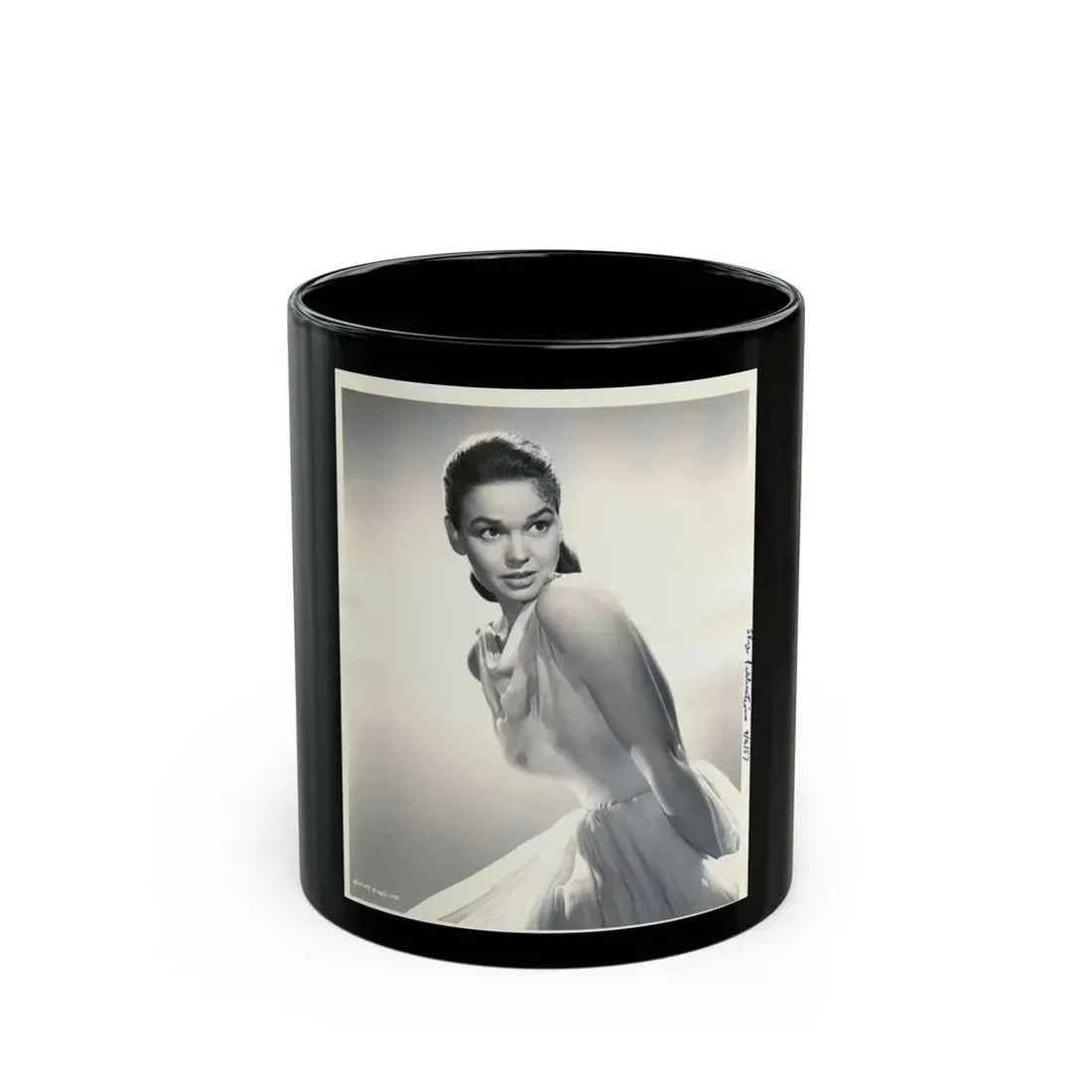 Kathryn Grant #115 (Vintage Female Icon) Black Coffee Mug 11oz - Go Mug Yourself