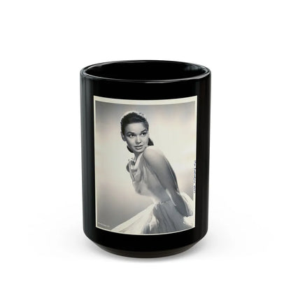 Kathryn Grant #115 (Vintage Female Icon) Black Coffee Mug-15oz-Go Mug Yourself