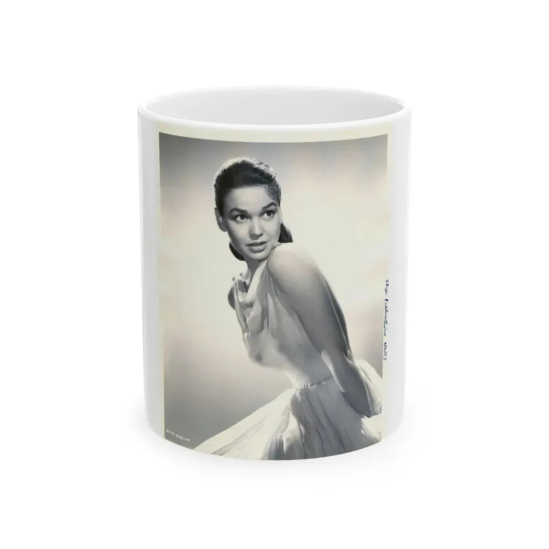 Kathryn Grant #115 (Vintage Female Icon) White Coffee Mug 11oz - Go Mug Yourself