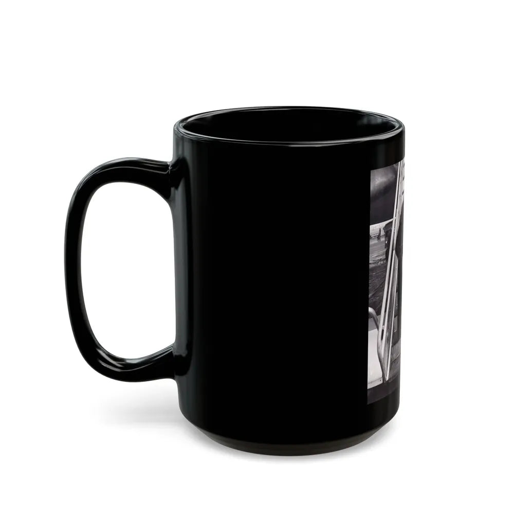 Kathryn Grant #117 (Vintage Female Icon) Black Coffee Mug-Go Mug Yourself