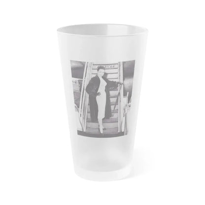 Kathryn Grant #117 (Vintage Female Icon) Frosted Pint Glass 16oz 16oz Frosted - Go Mug Yourself