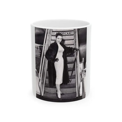 Kathryn Grant #117 (Vintage Female Icon) White Coffee Mug 11oz - Go Mug Yourself