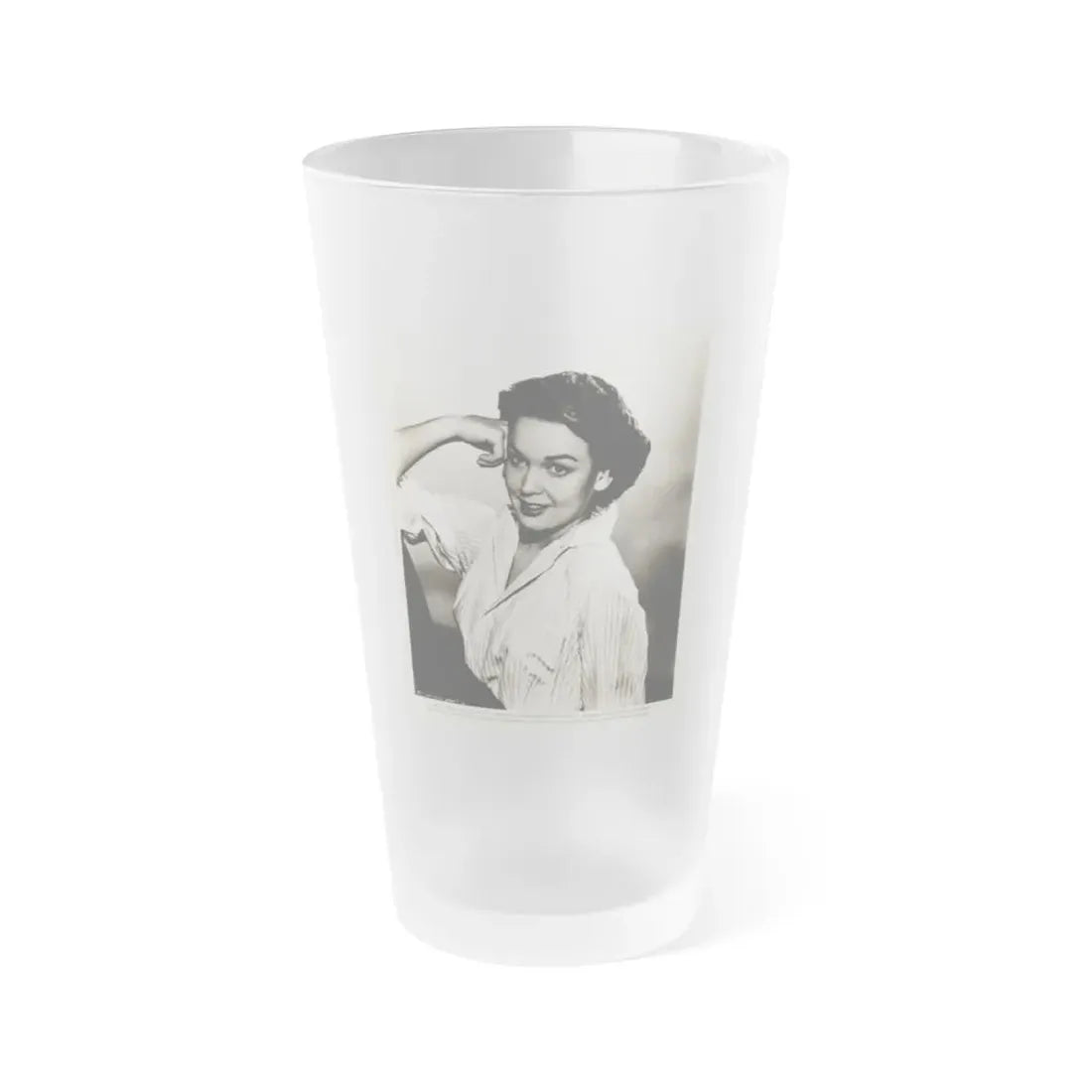 Kathryn Grant #123 (Vintage Female Icon) Frosted Pint Glass 16oz 16oz Frosted - Go Mug Yourself
