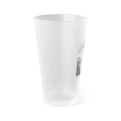 Kathryn Grant #123 (Vintage Female Icon) Frosted Pint Glass 16oz - Go Mug Yourself