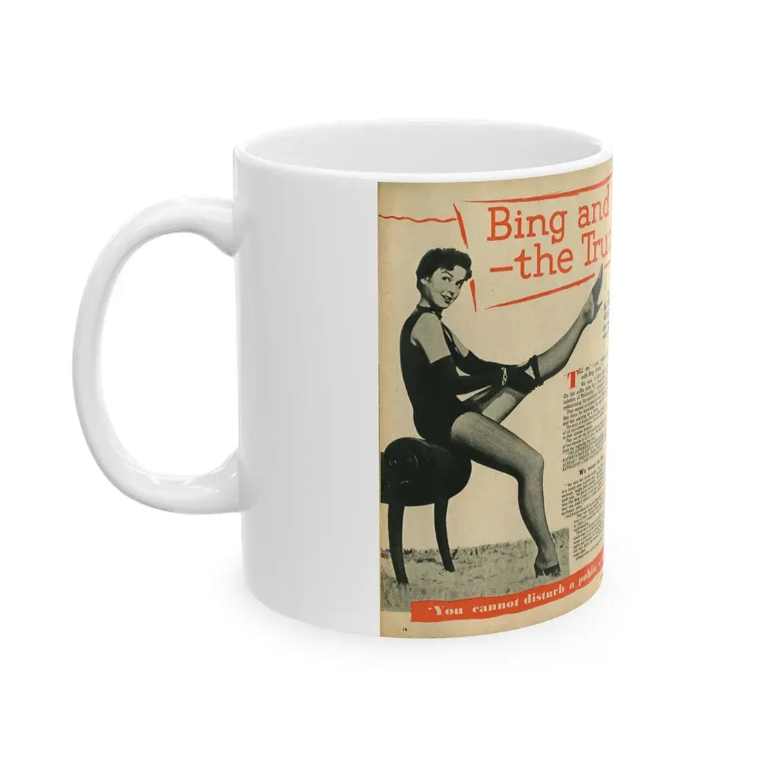 Kathryn Grant #124 (Vintage Female Icon) White Coffee Mug - Go Mug Yourself