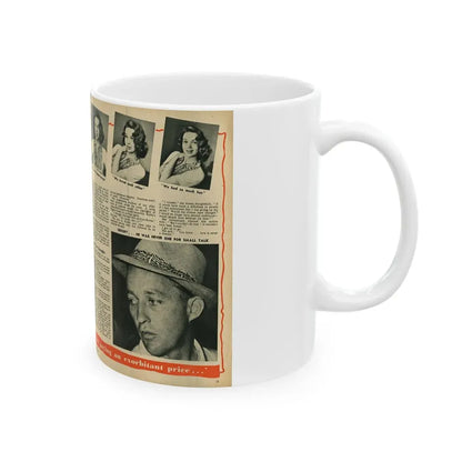Kathryn Grant #124 (Vintage Female Icon) White Coffee Mug - Go Mug Yourself