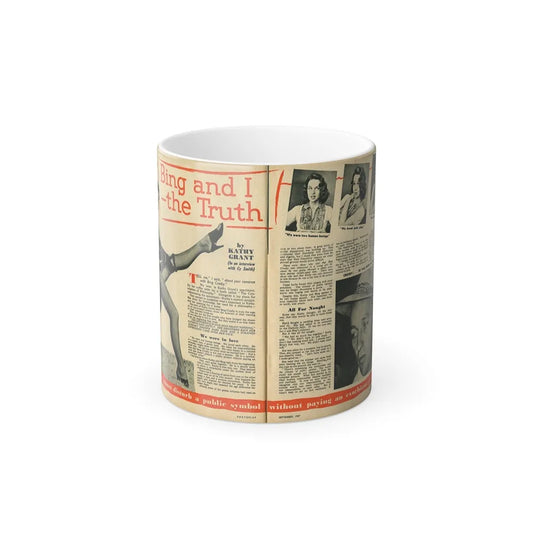 Kathryn Grant #124 (Vintage Female Icons) Color Changing Mug 11oz-11oz-Go Mug Yourself