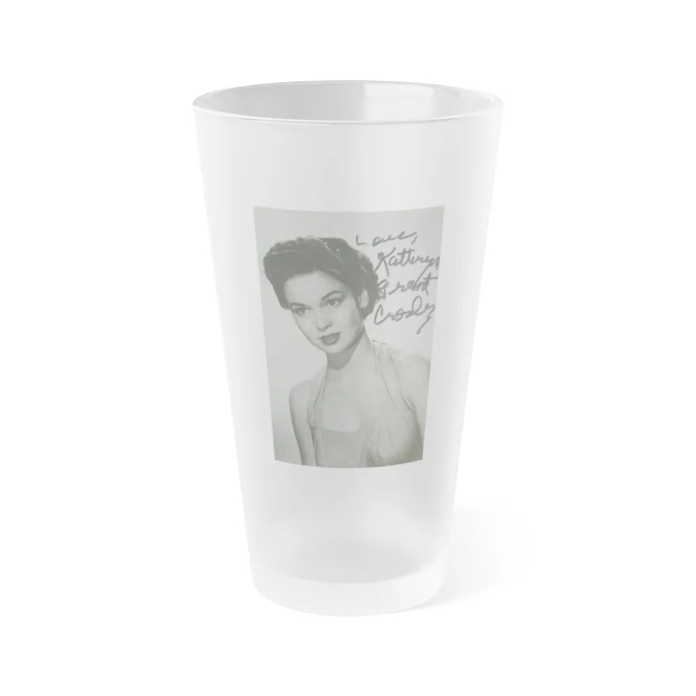 Kathryn Grant #126 (Vintage Female Icon) Frosted Pint Glass 16oz-16oz-Frosted-Go Mug Yourself