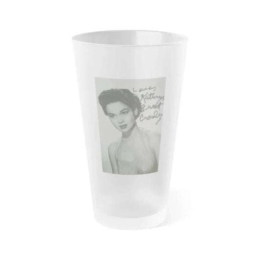 Kathryn Grant #126 (Vintage Female Icon) Frosted Pint Glass 16oz 16oz Frosted - Go Mug Yourself