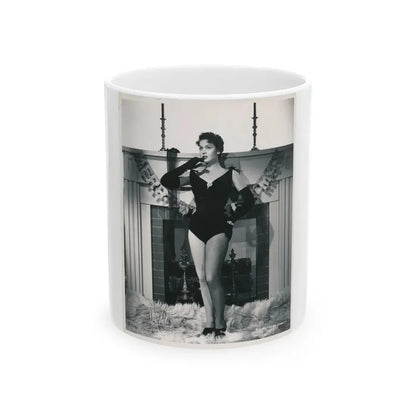 Kathryn Grant #127 (Vintage Female Icon) White Coffee Mug 11oz - Go Mug Yourself