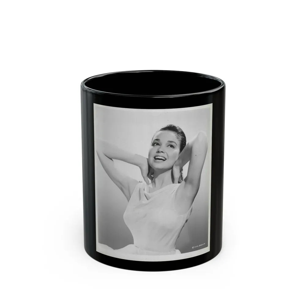 Kathryn Grant #128 (Vintage Female Icon) Black Coffee Mug-11oz-Go Mug Yourself