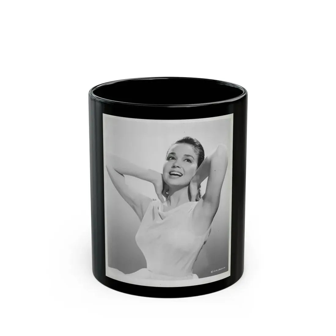 Kathryn Grant #128 (Vintage Female Icon) Black Coffee Mug 11oz - Go Mug Yourself