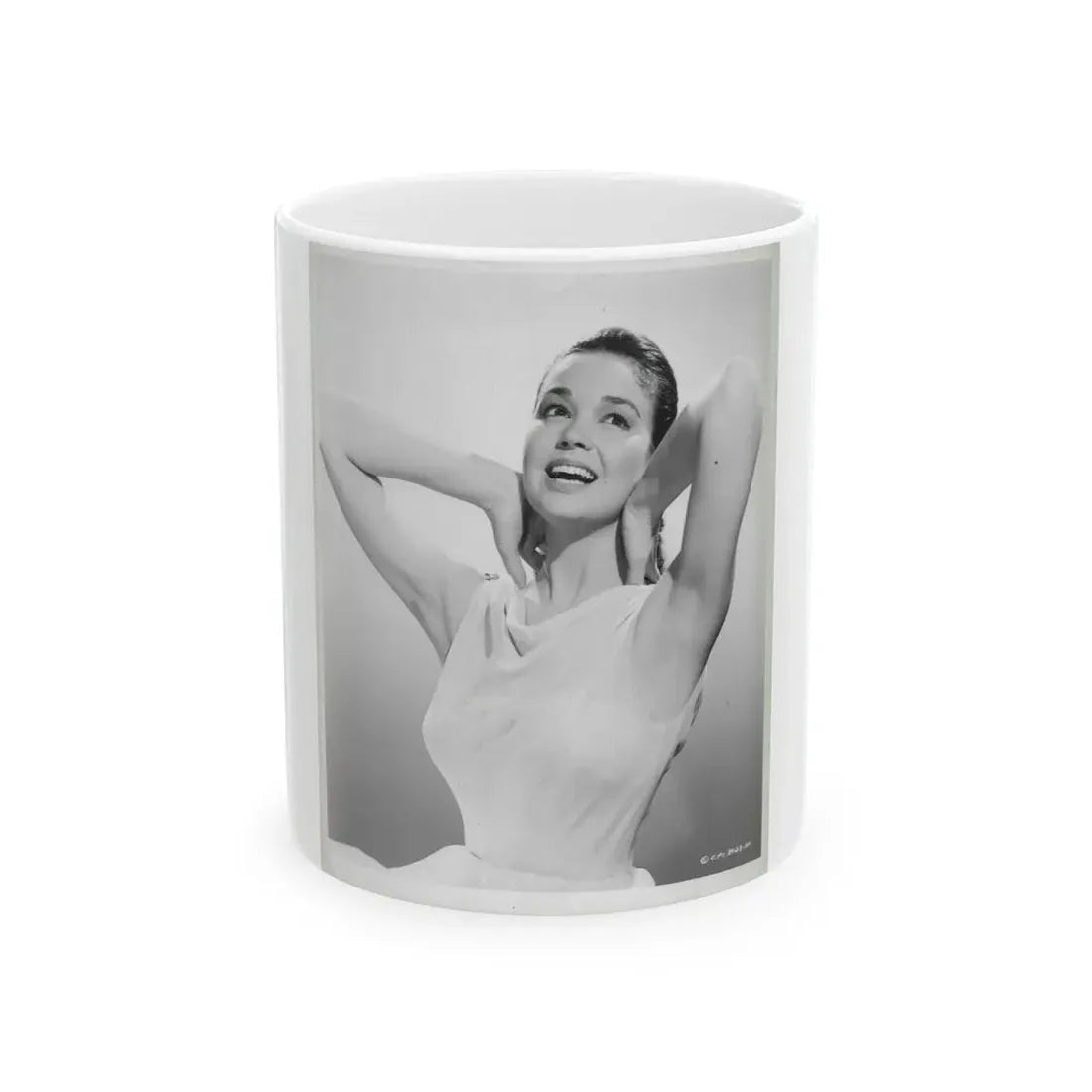 Kathryn Grant #128 (Vintage Female Icon) White Coffee Mug 11oz - Go Mug Yourself