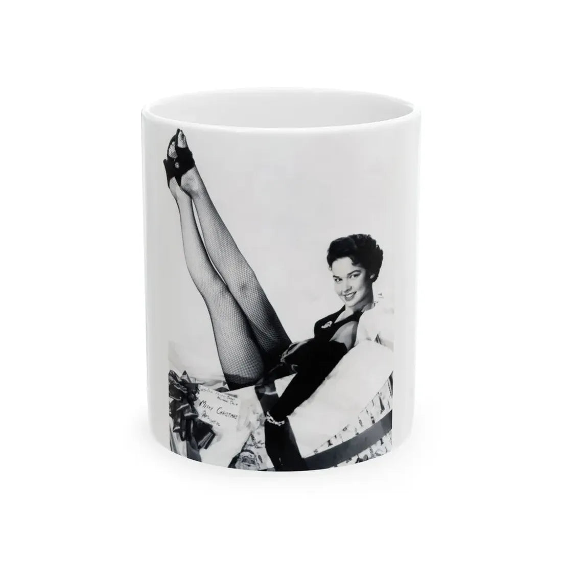 Kathryn Grant #131 (Vintage Female Icon) White Coffee Mug 11oz - Go Mug Yourself