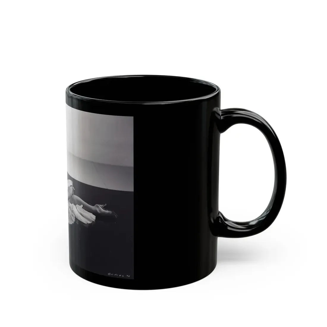 Kathryn Grant #133 (Vintage Female Icon) Black Coffee Mug - Go Mug Yourself