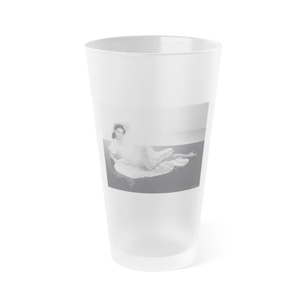 Kathryn Grant #133 (Vintage Female Icon) Frosted Pint Glass 16oz-16oz-Frosted-Go Mug Yourself