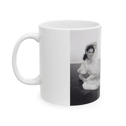 Kathryn Grant #133 (Vintage Female Icon) White Coffee Mug - Go Mug Yourself