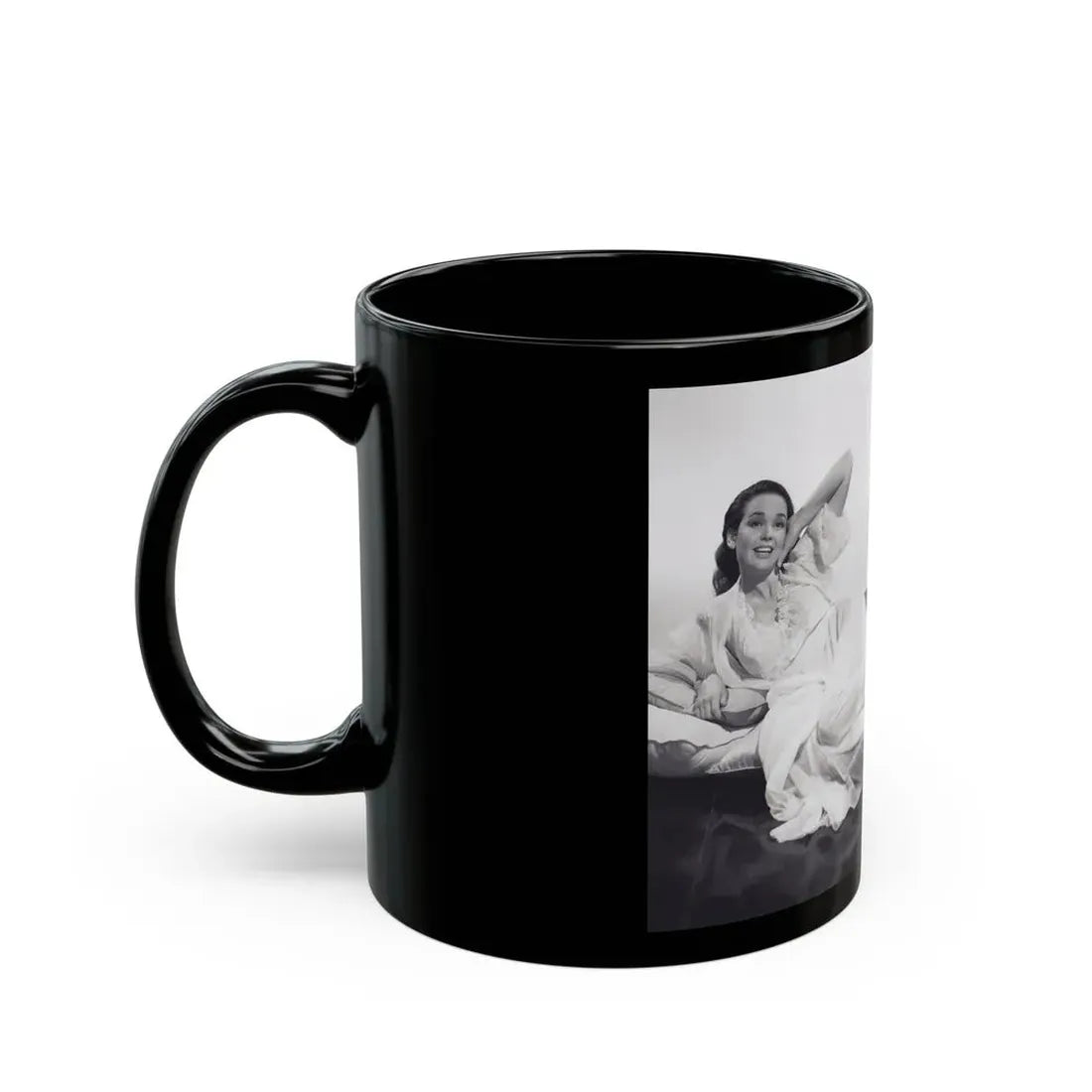 Kathryn Grant #135 (Vintage Female Icon) Black Coffee Mug - Go Mug Yourself