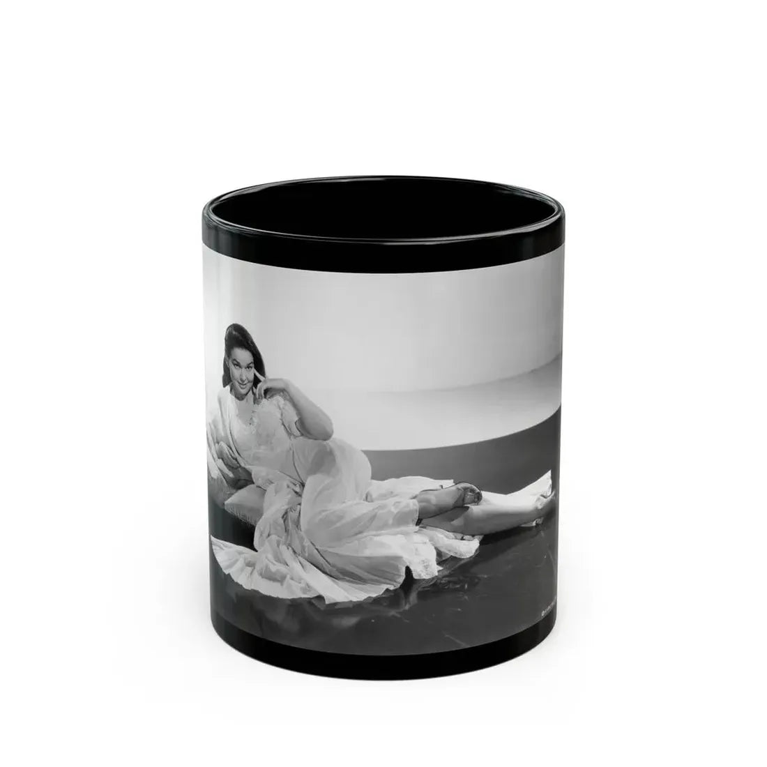 Kathryn Grant #139 (Vintage Female Icon) Black Coffee Mug 11oz - Go Mug Yourself