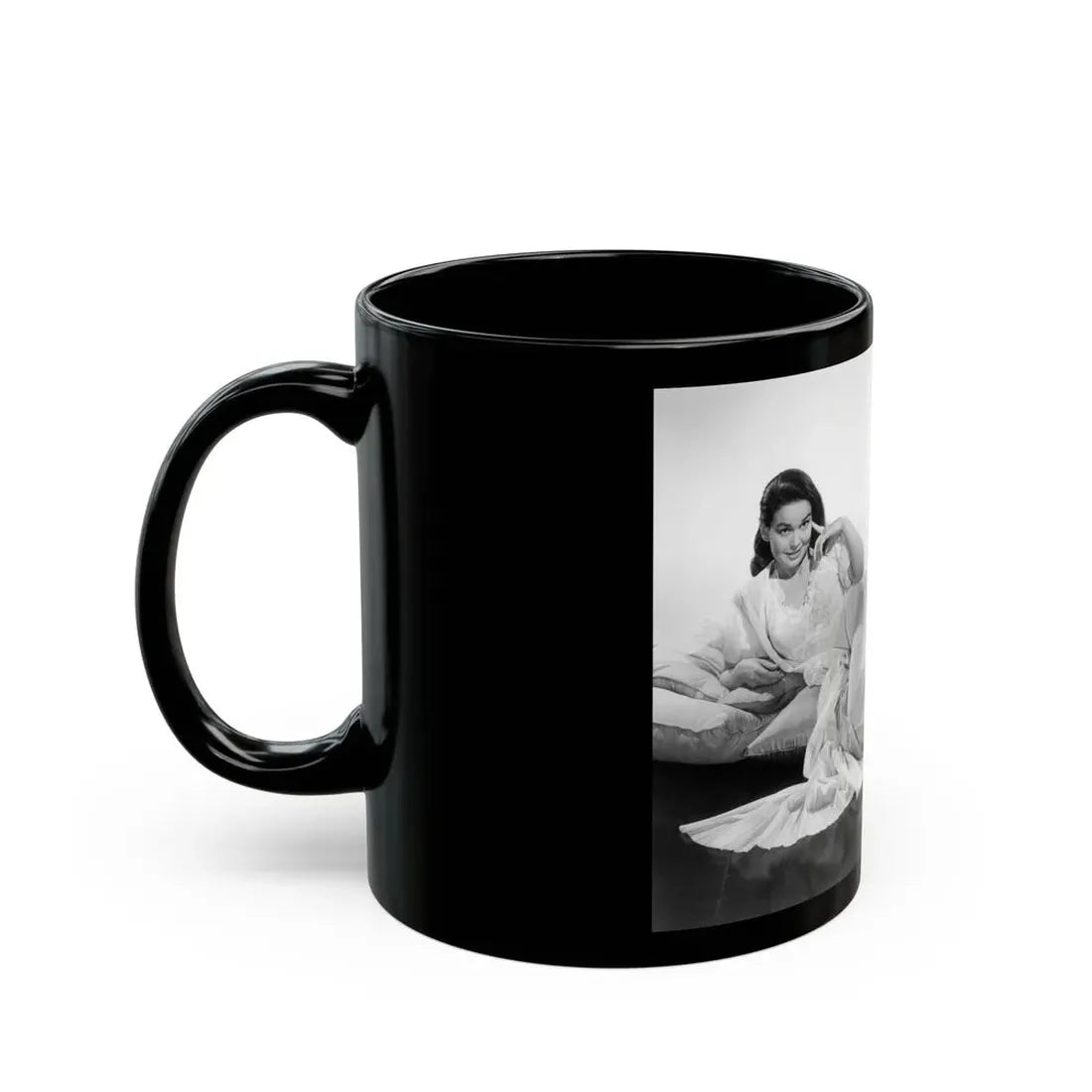 Kathryn Grant #139 (Vintage Female Icon) Black Coffee Mug - Go Mug Yourself