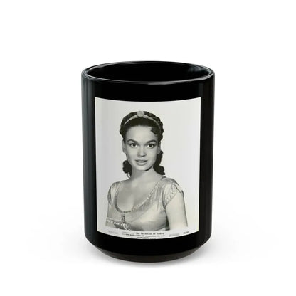 Kathryn Grant #17 (Vintage Female Icon) Black Coffee Mug 15oz - Go Mug Yourself