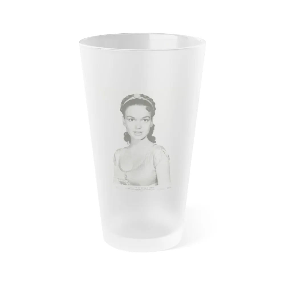 Kathryn Grant #17 (Vintage Female Icon) Frosted Pint Glass 16oz-16oz-Frosted-Go Mug Yourself