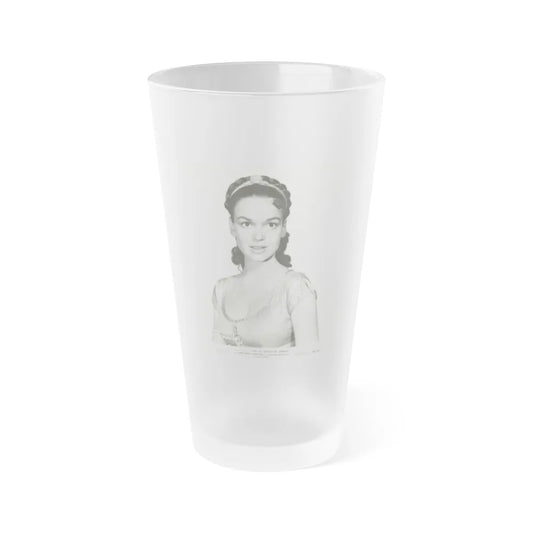 Kathryn Grant #17 (Vintage Female Icon) Frosted Pint Glass 16oz-16oz-Frosted-Go Mug Yourself