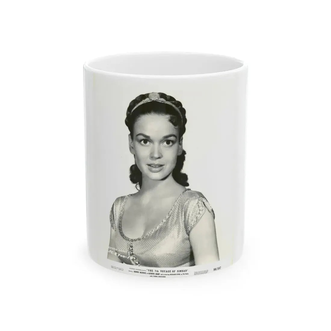 Kathryn Grant #17 (Vintage Female Icon) White Coffee Mug 11oz - Go Mug Yourself