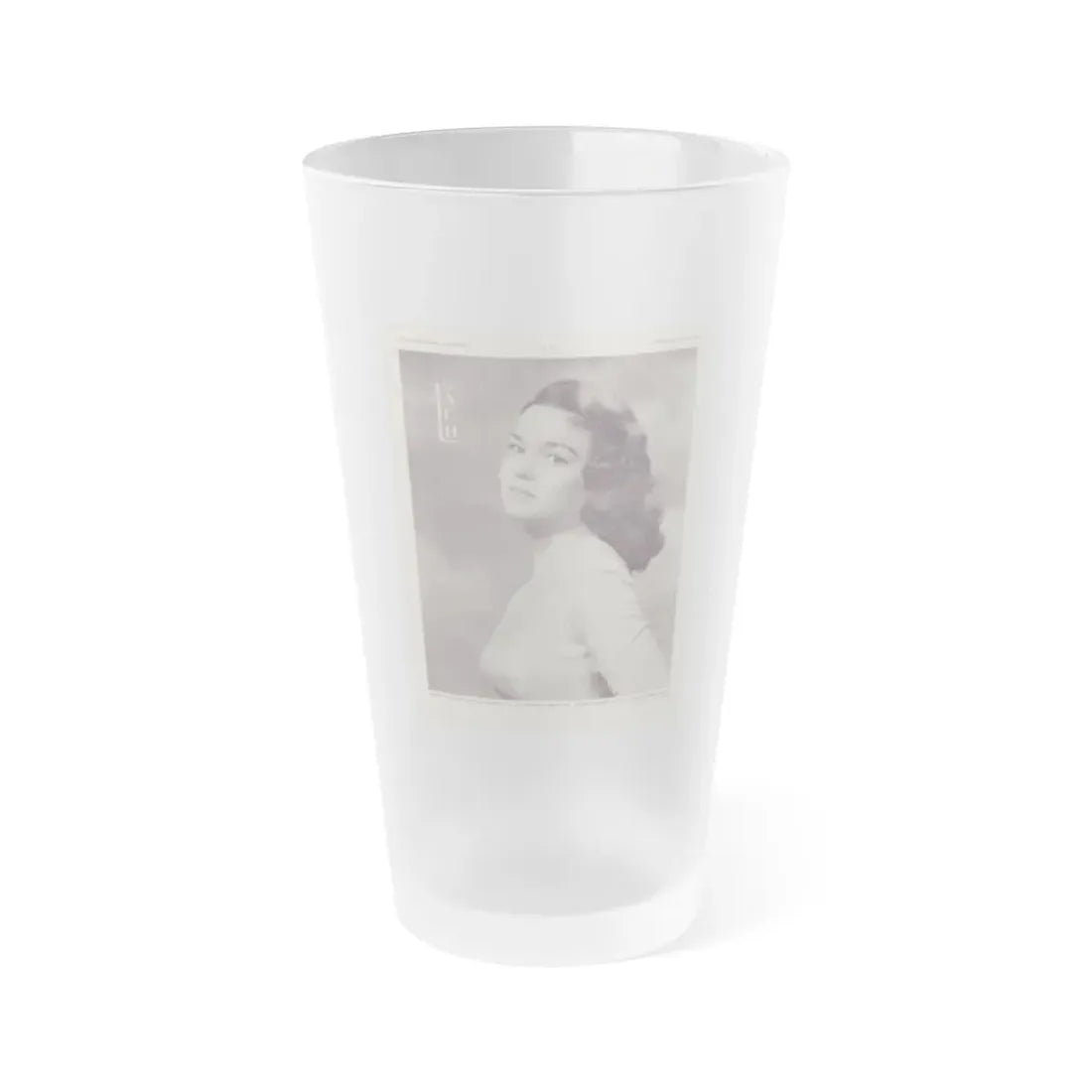 Kathryn Grant #21 (Vintage Female Icon) Frosted Pint Glass 16oz 16oz Frosted - Go Mug Yourself