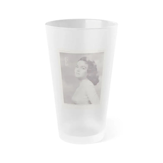 Kathryn Grant #21 (Vintage Female Icon) Frosted Pint Glass 16oz 16oz Frosted - Go Mug Yourself