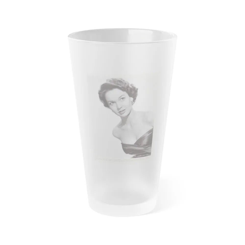 Kathryn Grant #30 (Vintage Female Icon) Frosted Pint Glass 16oz-16oz-Frosted-Go Mug Yourself