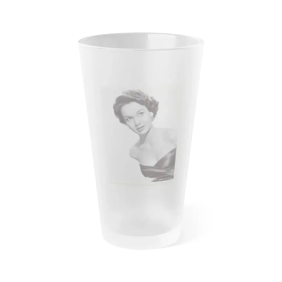 Kathryn Grant #30 (Vintage Female Icon) Frosted Pint Glass 16oz 16oz Frosted - Go Mug Yourself