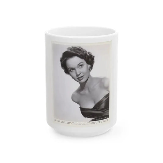 Kathryn Grant #30 (Vintage Female Icon) White Coffee Mug 15oz - Go Mug Yourself