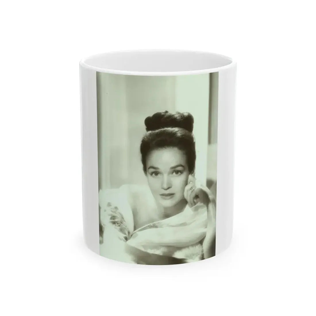 Kathryn Grant #32 (Vintage Female Icon) White Coffee Mug 11oz - Go Mug Yourself