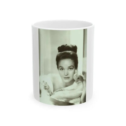 Kathryn Grant #32 (Vintage Female Icon) White Coffee Mug 11oz - Go Mug Yourself