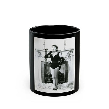 Kathryn Grant #42 (Vintage Female Icon) Black Coffee Mug 11oz - Go Mug Yourself