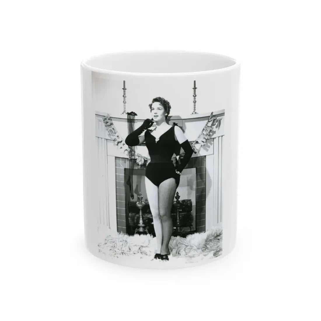 Kathryn Grant #42 (Vintage Female Icon) White Coffee Mug 11oz - Go Mug Yourself