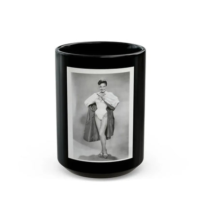 Kathryn Grant #62 (Vintage Female Icon) Black Coffee Mug 15oz - Go Mug Yourself