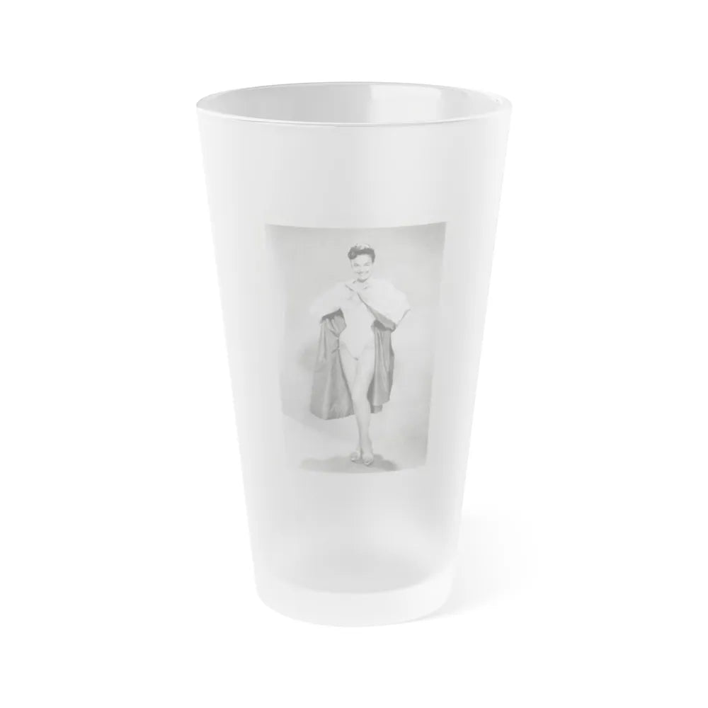 Kathryn Grant #62 (Vintage Female Icon) Frosted Pint Glass 16oz-16oz-Frosted-Go Mug Yourself