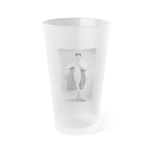 Kathryn Grant #62 (Vintage Female Icon) Frosted Pint Glass 16oz 16oz Frosted - Go Mug Yourself