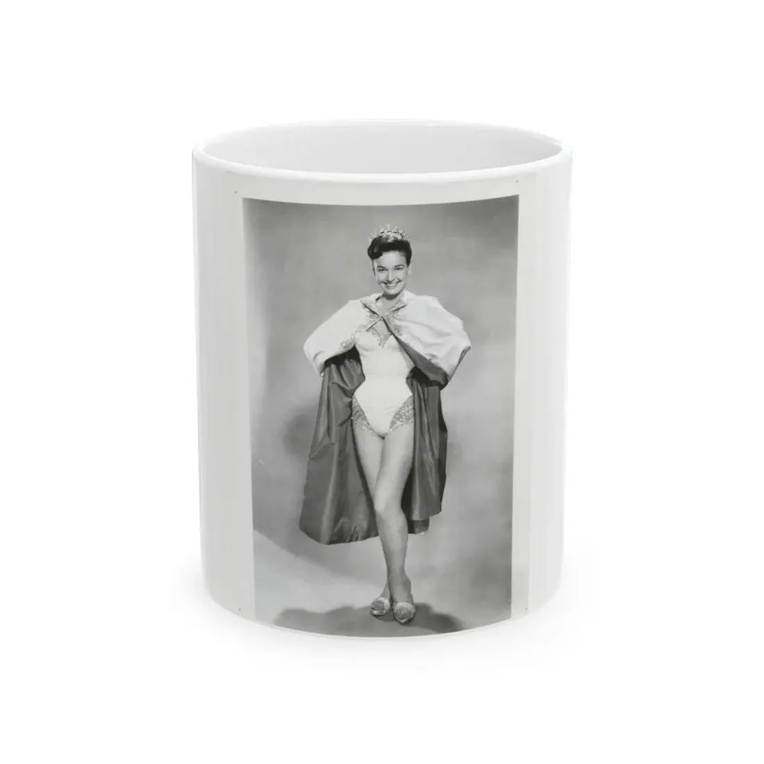 Kathryn Grant #62 (Vintage Female Icon) White Coffee Mug 11oz - Go Mug Yourself